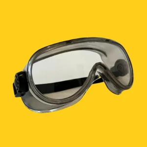 Buddy's Blends chemical safety goggles view from the side